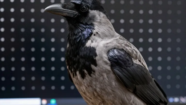 Illustration for: Avian Neuroscience: Carrion Crows Execute Primate-Level Decisions in Half the Time