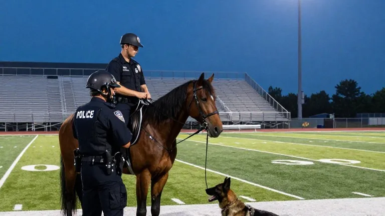 Illustration for: Osceola Sheriff adds K-9s to Harmony and St. Cloud football after clearing false threats