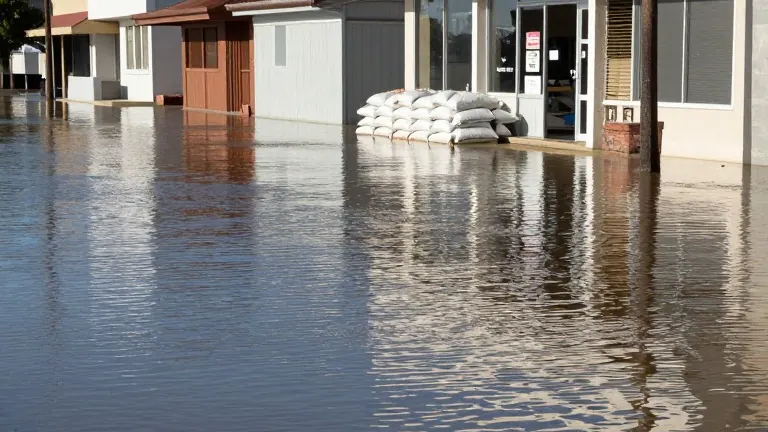 Illustration for: Record tides flood Southern California streets